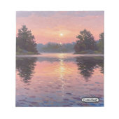 Lake During Dusk ノートパッド (正面)