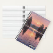Lake During Dusk ノートブック (内側)