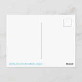 Lake Ellery and Sierra Mountains at dusk ポストカード (裏面)