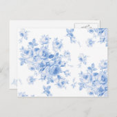 Lake Emily Summerバラはがき（ブルーベリーブルー） ポストカード (正面/裏面)