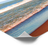 Lake Erie Beach – Tranquil Shoreline Photography ポスター (角)