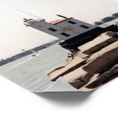 Lake Erie Lighthouse ポスター (角)