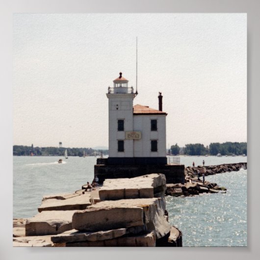 Lake Erie Lighthouse ポスター (正面)