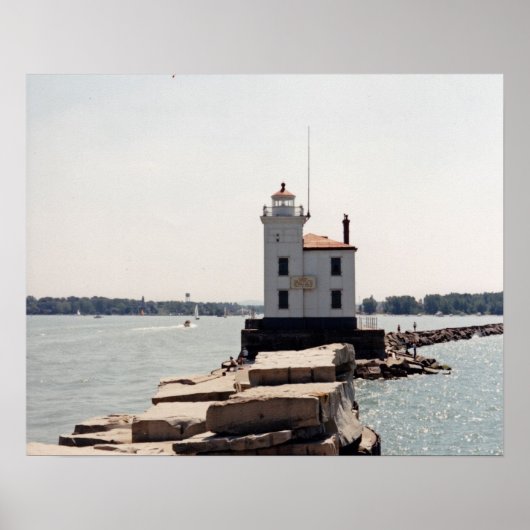 Lake Erie Lighthouse ポスター (正面)