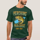 Lake Erie Perch Fishing Paradise Perch Angler Tシャツ (正面)