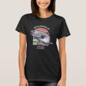 Lake Eufala Alabama  Fishing Camping Tシャツ (正面)