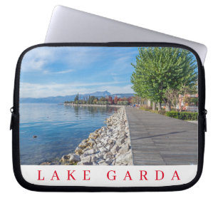 Lake Garda Bardolino promenade viewノートパソコンケース ラップトップスリーブ