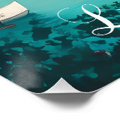 Lake Garda Italy Travel Poster ポスター (コーナー)