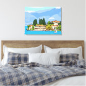 Lake Garda San Vigilio view canvas print キャンバスプリント (インサイチュ (寝室))