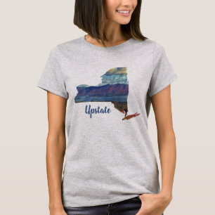 Lake George Upstate New York Customizable Women's Tシャツ