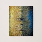 Lake Grass反射フォト（ブルーウォーター付） ジグソーパズル (縦)