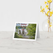 **LAKE GREETINGS**クリスマスとお正月 カード (黄色い花)