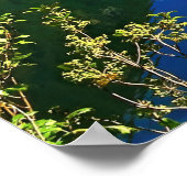 Lake Gunn Reflection ポスター (角)