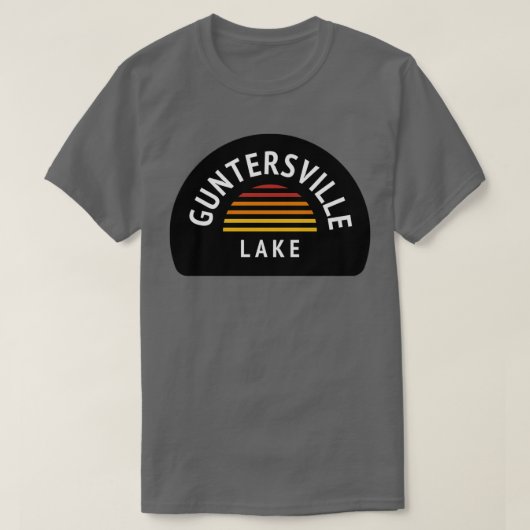 Lake Guntersville Sunset Triblend Tシャツ (デザイン正面)