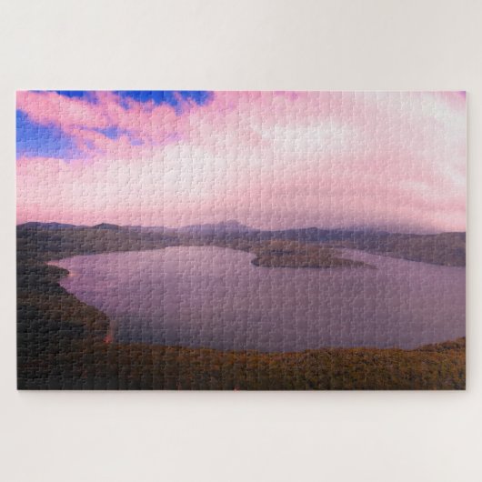 Lake Hauroko Panorama & New Zealand /PART.1 ジグソーパズル (横)