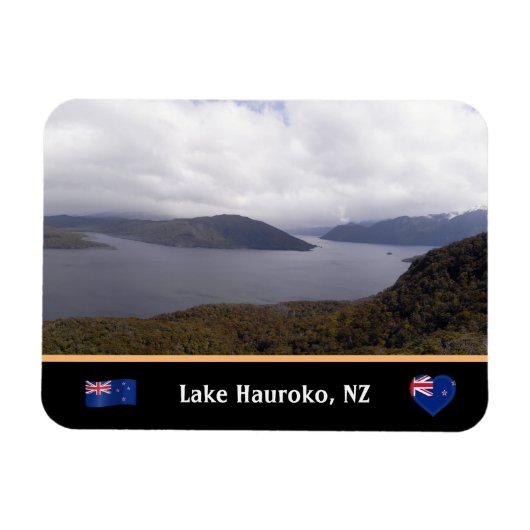 Lake Hauroko Panorama & Newzealand /part.2 マグネット (横)