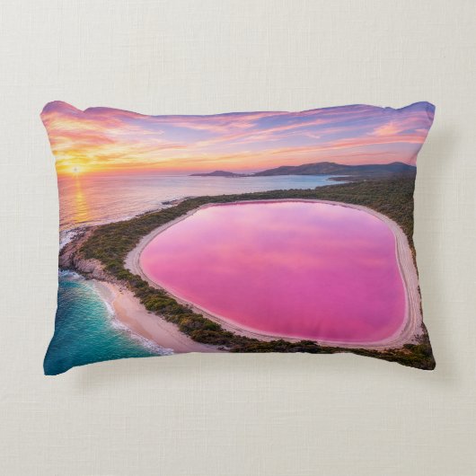 LAKE HILLIER - AUSTRALIA アクセントクッション (正面)