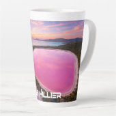 LAKE HILLIER - AUSTRALIA カフェラテマグ (右アングル)