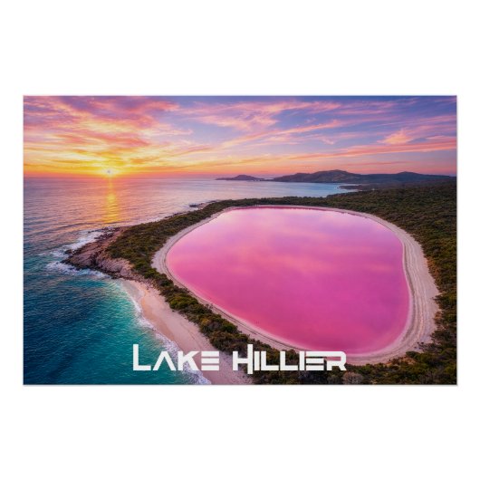 LAKE HILLIER - AUSTRALIA ポスター (正面)