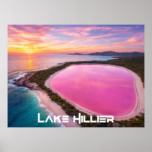 LAKE HILLIER - AUSTRALIA ポスター (正面)
