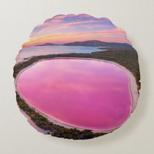 LAKE HILLIER - AUSTRALIA ラウンドクッション (正面)