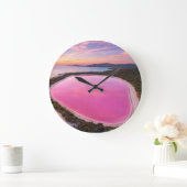 LAKE HILLIER - AUSTRALIA ラージ壁時計 (ホーム)