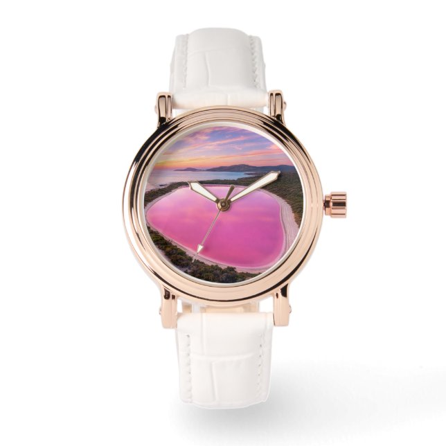 LAKE HILLIER - AUSTRALIA 腕時計 (正面)