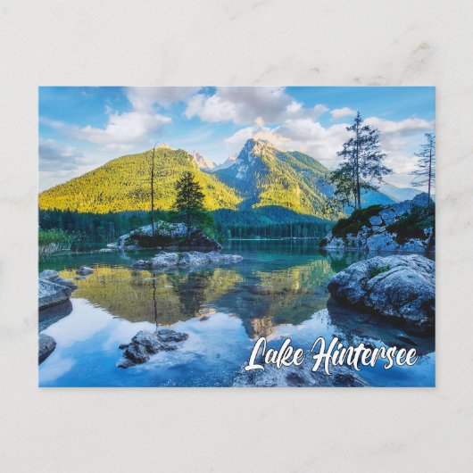 Lake Hintersee, Germany ポストカード (正面)