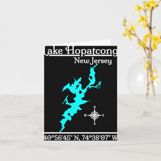Lake Hopatcong - New Jersey  カード (黄色い花)