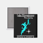 Lake Hopatcong - New Jersey  マグネット (正面/裏面)