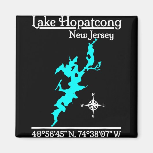 Lake Hopatcong - New Jersey  マグネット (正面)