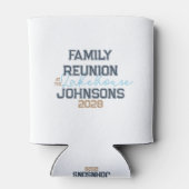 Lake house family reunion retro typography  缶クーラー (裏面)