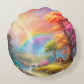 Lake house landscape ラウンドクッション (裏面)