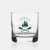 Lake House Nautical Boat oars ウイスキーグラス (正面)