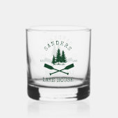 Lake House Nautical Boat oars ウイスキーグラス (裏面)