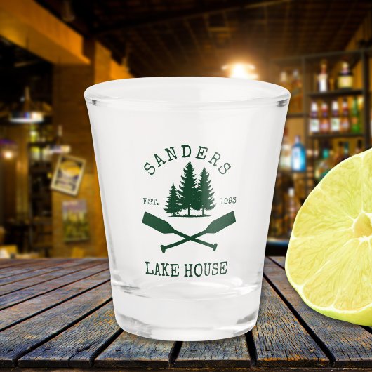 Lake House Nautical Boat oars ショットグラス