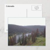 Lake In CO Mountain Topsはがき ポストカード (正面/裏面)