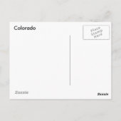 Lake In CO Mountain Topsはがき ポストカード (裏面)