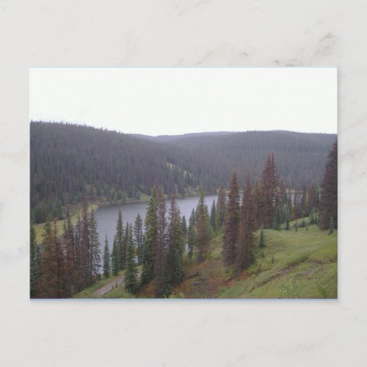 Lake In CO Mountain Topsはがき ポストカード (正面)