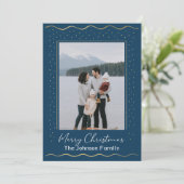 Lake Inspired Photo Family Christmas Card シーズンカード (スタンド正面)