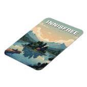 Lake Isle of Innisfree Postcard マグネット (左側)
