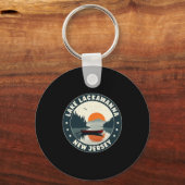 Lake Lackaw New Jersey Sunset T Shirt キーホルダー (正面)