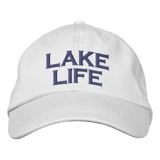 Lake Life 刺繍入りキャップ (正面)