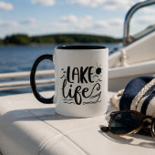 Lake Life Rustic Lake House Camper Cabin マグカップ