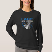 Lake Life Splashing Jetski Jetskier Jetskiing Tシャツ (正面)