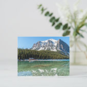 Lake Louiseの隣のボートハウス – Banff, Canada ポストカード (スタンド正面)