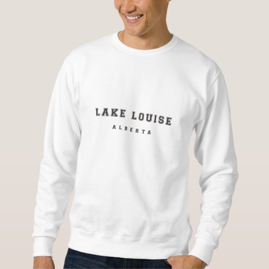 Lake Louiseアルバータカナダ スウェットシャツ (正面)