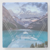 Lake Louiseシリーズ02大理石のコースター ストーンコースター (正面)