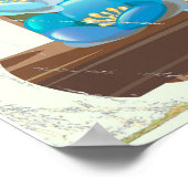 Lake Louise、アルバータ州カナダ旅行ポスター ポスター (角)