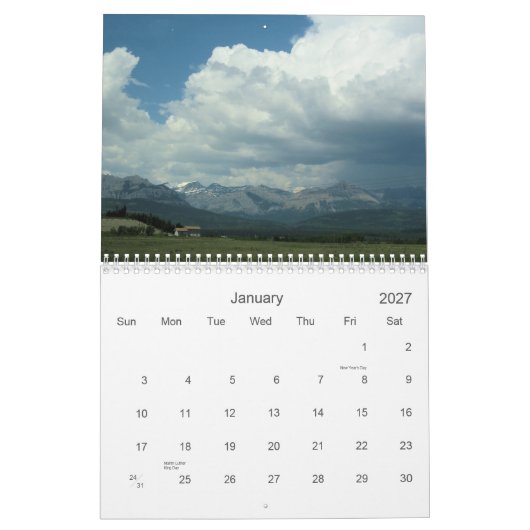 Lake Louise 021 (2)、カナダのロッキー山脈2011年 カレンダー (1月 2027)